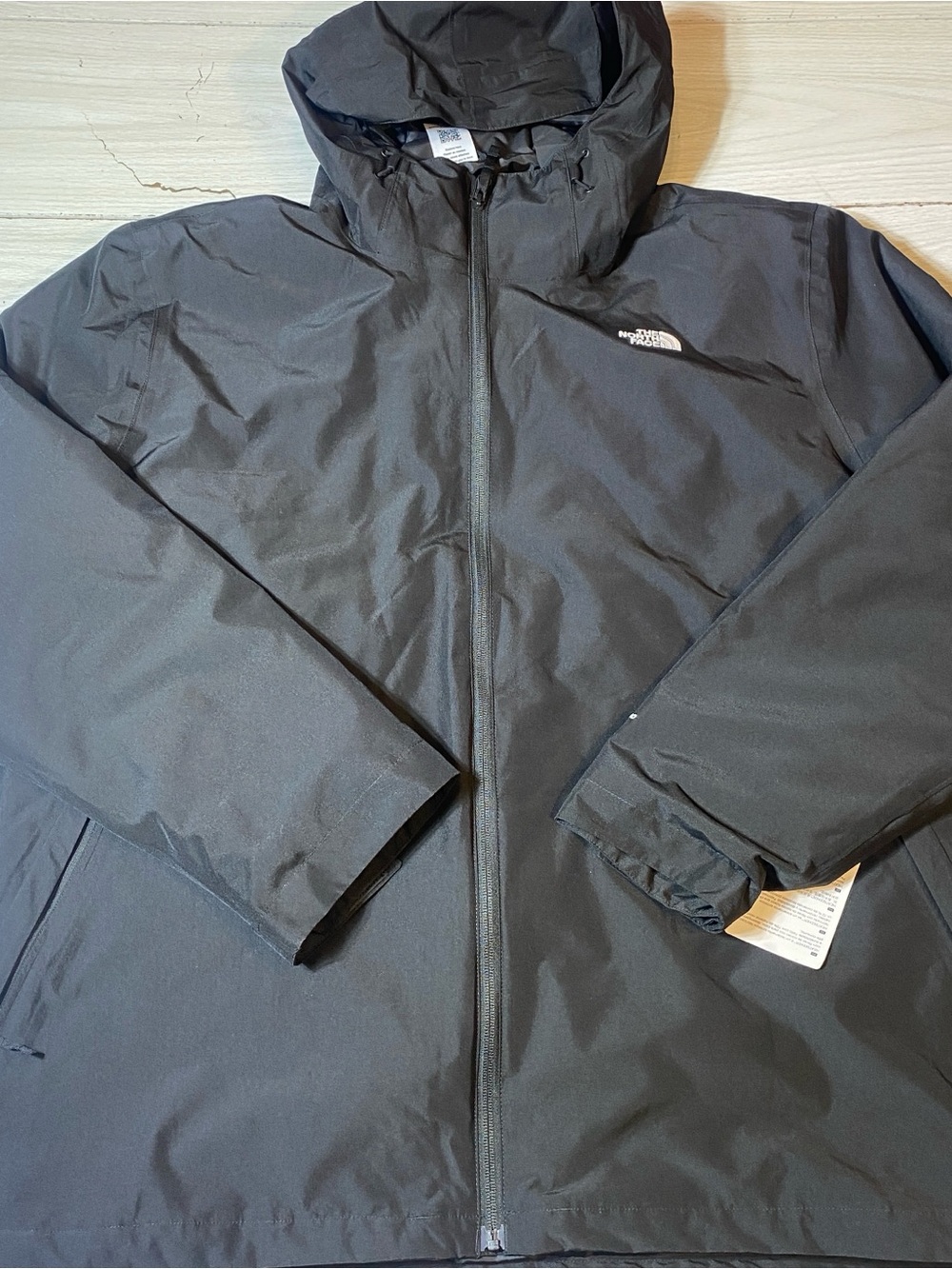 THE NORTH FACE MEN'S 3 IN 1 DRYVENT WATERPROOF JACKET BLACK XXL  NEW!